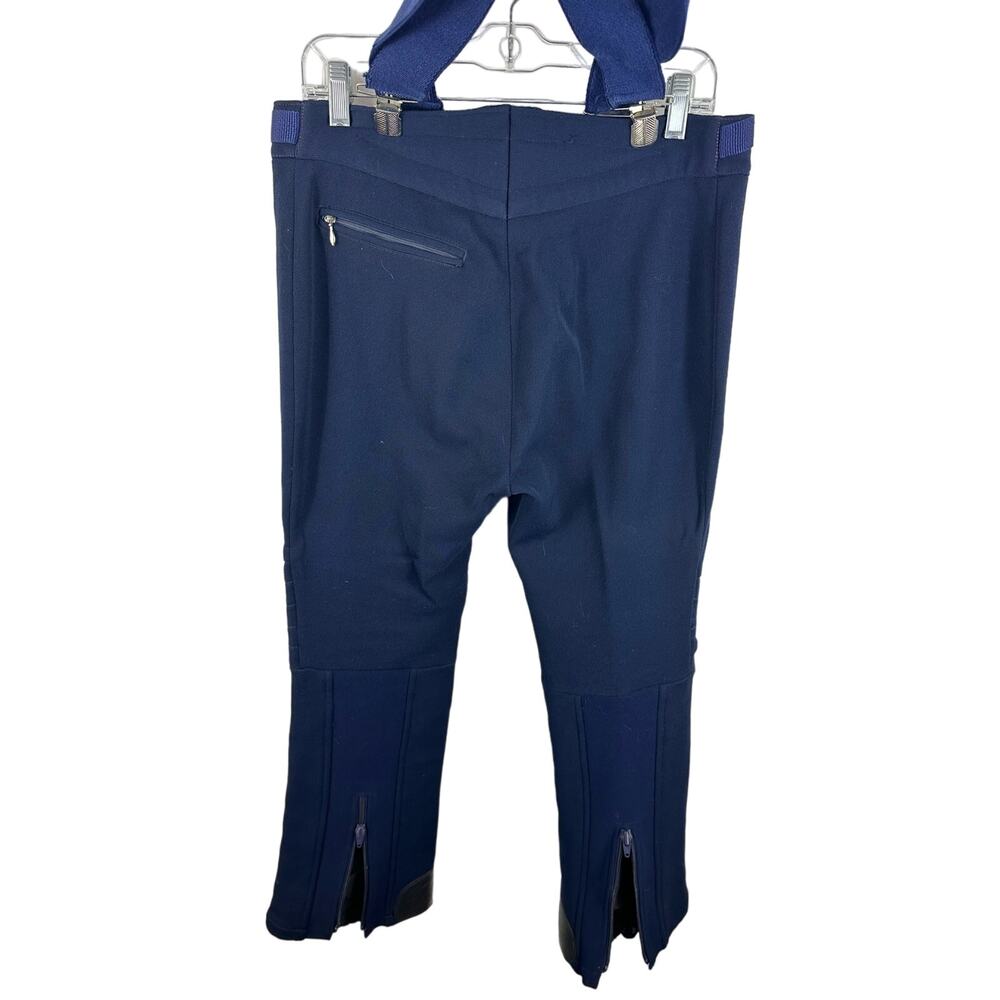 Vintage Roffe Skiwear Softshell Ski Pants Padded Navy Blue Size 32 Waist - Picture 2 of 13